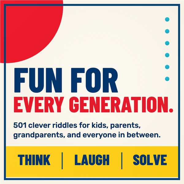 501 Riddles for the Whole Family A+ content template preview