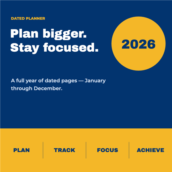 Brighter Dated Planner A+ content template preview