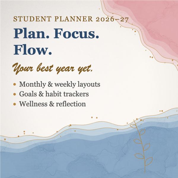 Colorflow Student Planner A+ content template preview