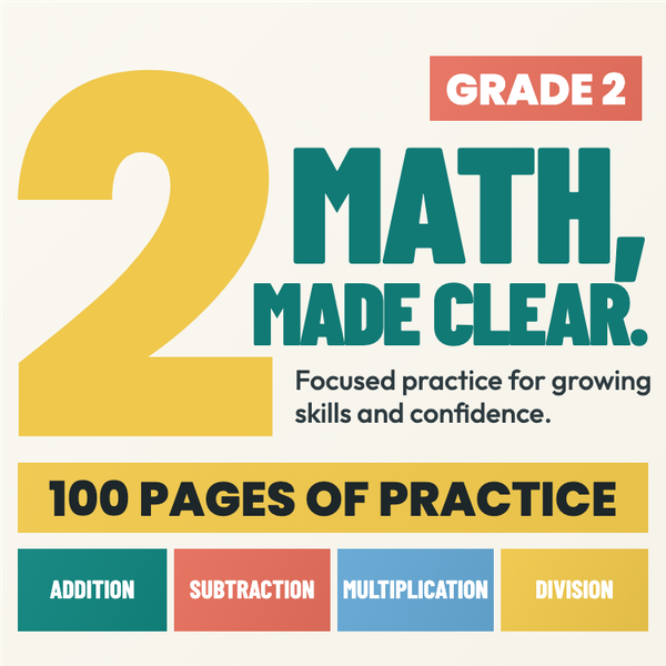 Elementary Math Workbook A+ content template preview