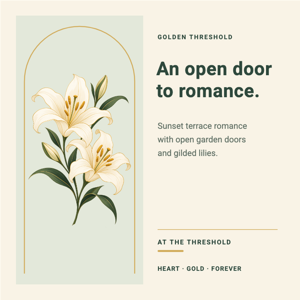 Golden Threshold Romance A+ content template preview