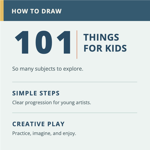 How to Draw 101 Things for Kids A+ content template preview