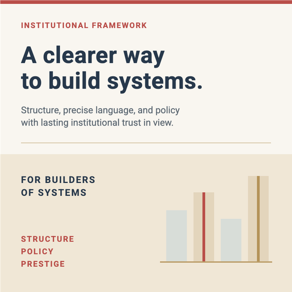 Institutional Framework Nonfiction A+ content template preview