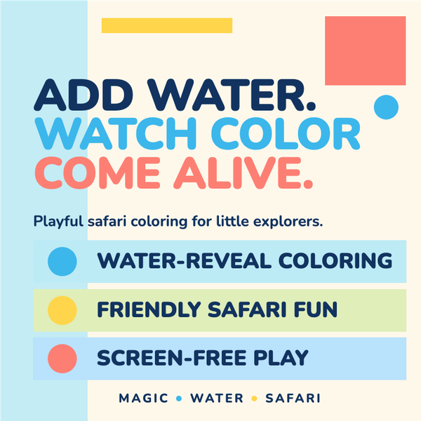 Magic Water Safari A+ content template preview
