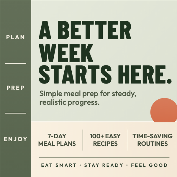 Meal Prep for Weight Loss Wrap A+ content template preview
