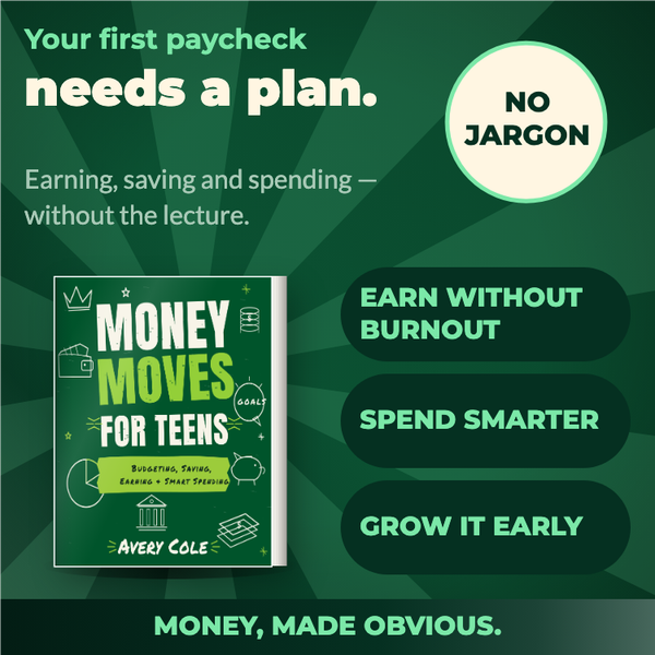 Money Moves for Teens A+ content template preview