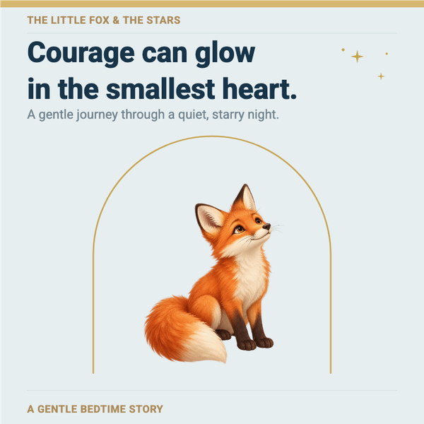 The Little Fox & the Stars A+ content template preview